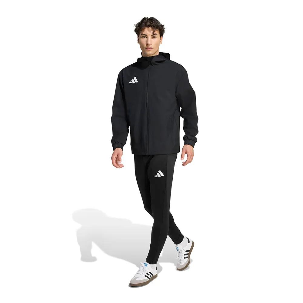 adidas Entrada 26 All Weather Jacket Full-zip Hooded Black
