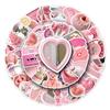 50 Pink Ins-Style Nordic Cartoon DIY Phone Case Stickers: Waterproof, High-Quality Graffiti for Journals