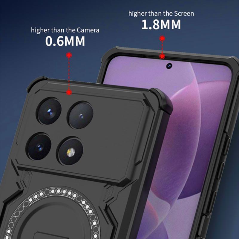 For Poco F6 Pro Case For Poco F7 Ultra F7 F6 Pro Cover Airflow Channels Heat Dissipation Shockproof Bumper For Poco F7 F6 Pro