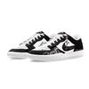 Nike SB Force 58 Night Star Steps Suede Abrasion Resistant Slip Resistant Low top Skateboard Shoes Men's Black White DV5477-012(Team2101--SBOX)