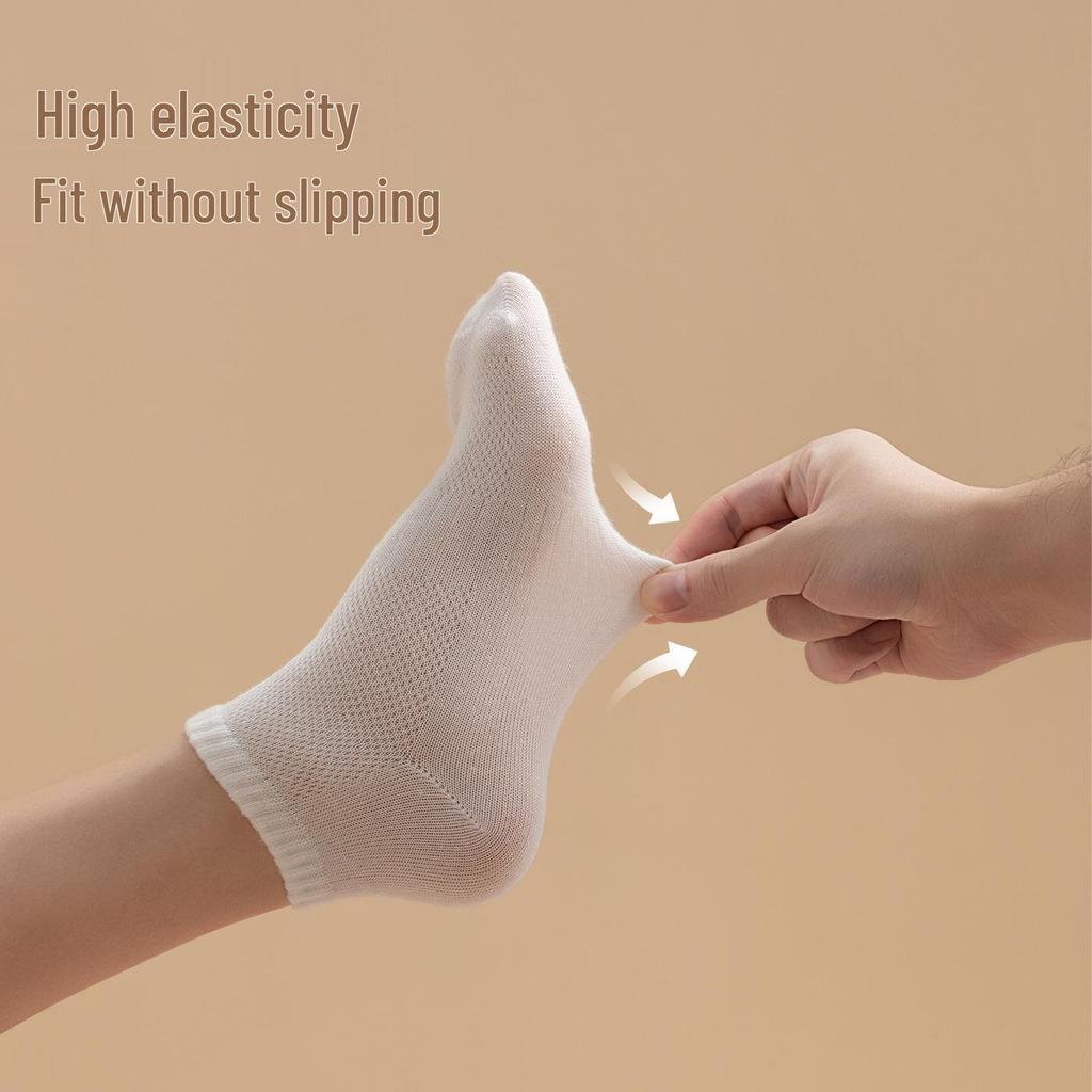 Sometimes Time X Little Yellow Duck Unisex Lightweight Ankle Socks - Breathable & Disposable for Daily Wear In Spring/Summer