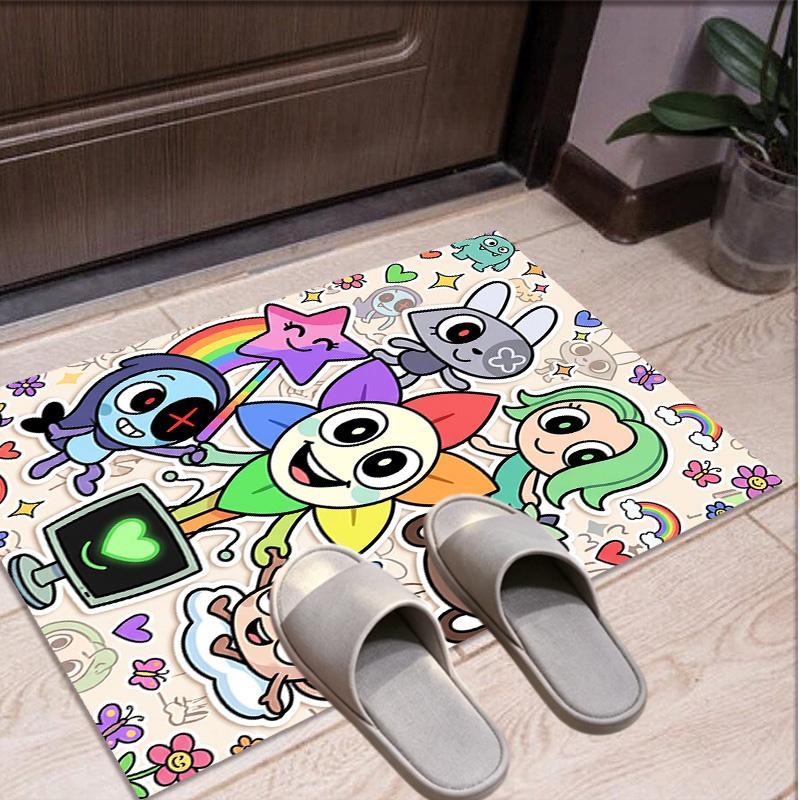 Dandy's World Pattern Rug, Indoor/Outdoor Mat, for Picnic, Gameroom, Bedroom, Office, Living Room, Home Decor Carpet, Birthday Gift