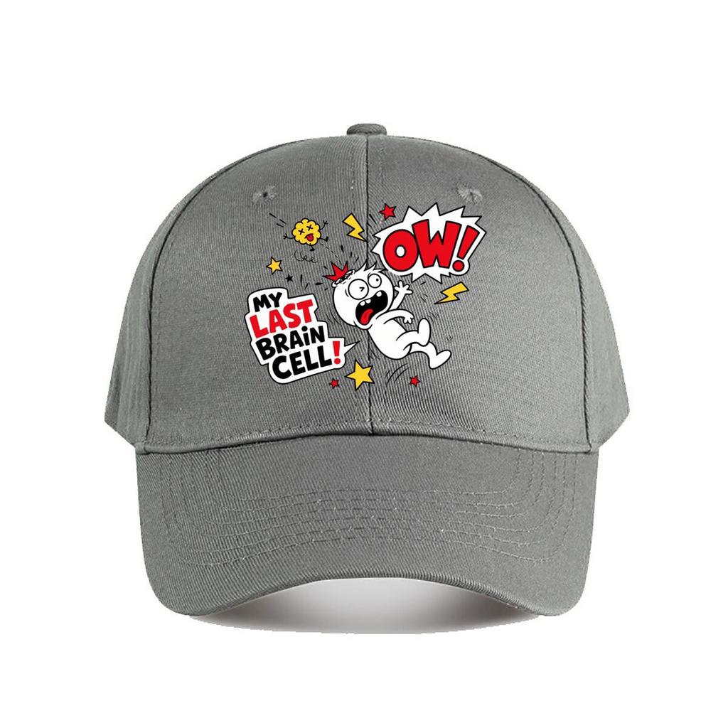 Funny Pain Reaction Doodle Character Baseball Cap Fashion Outdoor Sports Sunhat Unisex Snapback Cap Womens