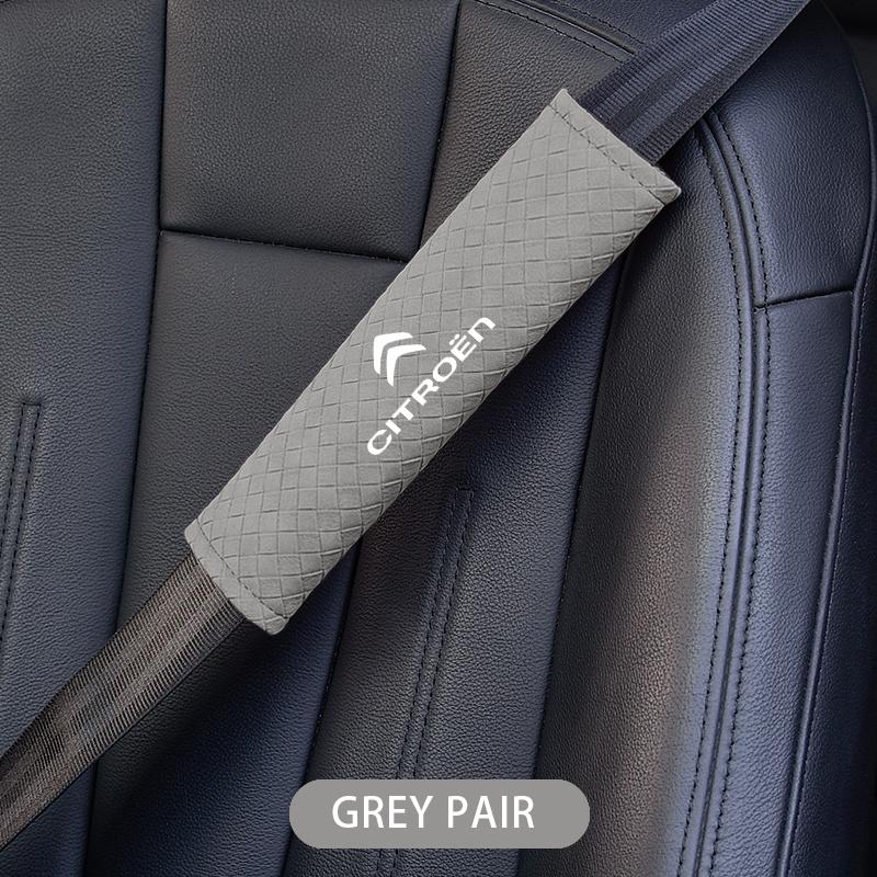 Car Badge Seat Belt Shoulder Cover Protection Seatbelt Padding For Citroen C8 DS3 C6 C3 Vts C4 Saxo C4L C5 C2 C1 Xsara C3-XR