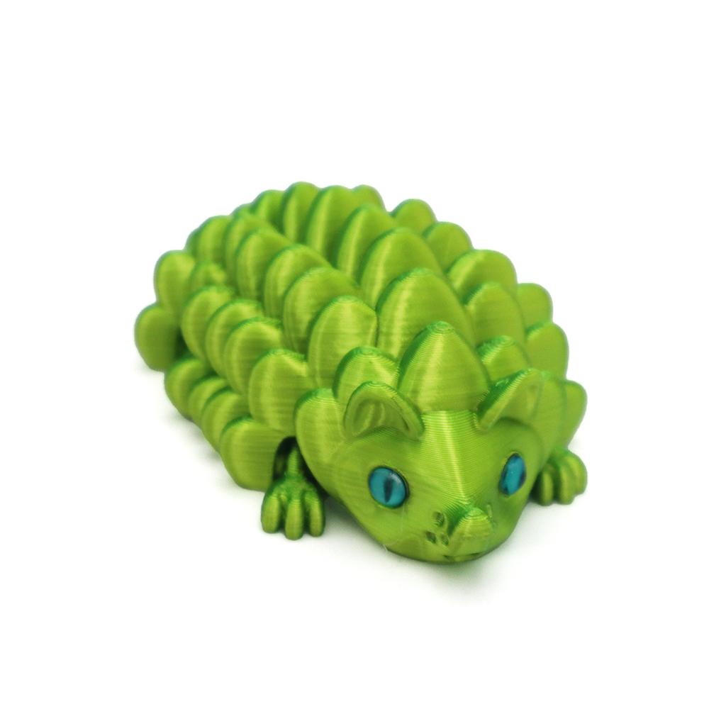 1Pcs 3D Printing Small Hedgehog Crafts Statue Animals Creative Gifts Cute Little Hedgehog Joint Movable Models Children's Toys