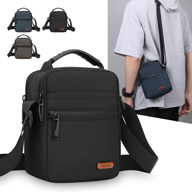 

Portable Shoulder Bag Men s Bag Business Crossbody Bag серый