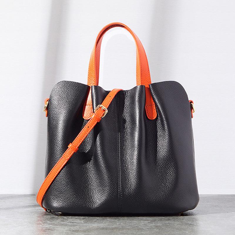 Blue Linen PU Leather Tote: Women s High-End Commuting Handbag, Large Capacity, Hot-Selling Crossbody. чёрный