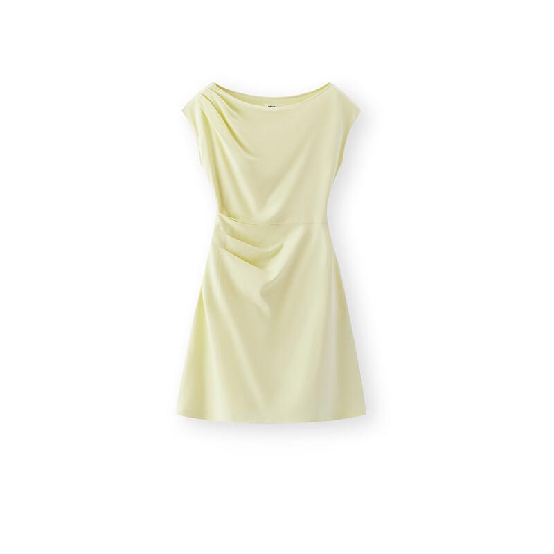 Semir Women's One-Shoulder Shirred Cooling Dress