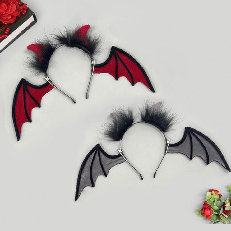 1Pc Devil Costume Accessories Devil Horn Headband Devil Tail for Halloween Masquerades Carnivals Birthday Party Cosplay