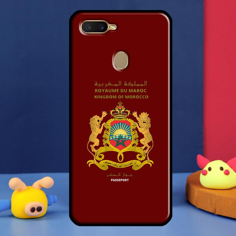 Morocco Flag For Oppo A54 A57 S A78 A58 A98 A5 A9 A91 A15 A16 A17 A52 A72 A76 A96 A74 A94 A77 Phone Case