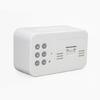 Elegant LCD Alarm Clock with Bright Backlights Multiple Alarms Calendar and Temperature Display for Bedsides Table