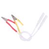 10Ps Tens/Ems Tieline Alligator Clip Cable Wire Electrode Accessories For Hwato Sdz-Ii Electronic Acupuncture2Mm Pin Type Cables