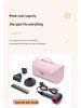 Dyson Hair Dryer & Curling Iron Travel Bag - Portable PU Leather Makeup Storage for Men & Women