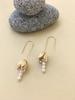Sattchi Bellflower Pearl Drop Earrings