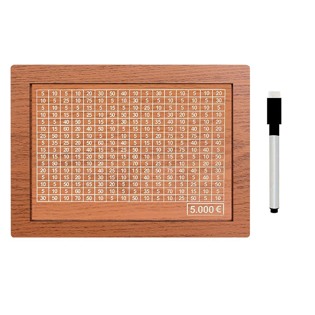 Cash Wooden Savings Box, Savings Challenge Box, Cash Savings Bank, Wooden Cash Savings Box With Money Goal And Numbers