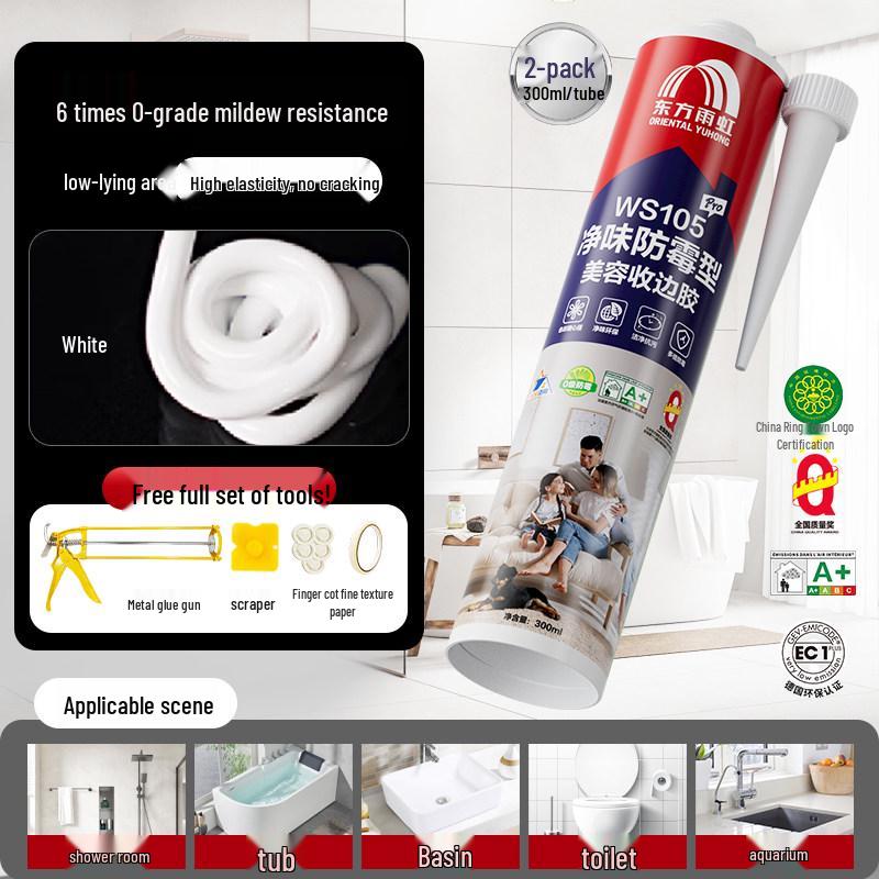 Yuhong Silicone Kitchen & Bathroom Waterproof Mildew-Proof Sealant for Countertops and Basins