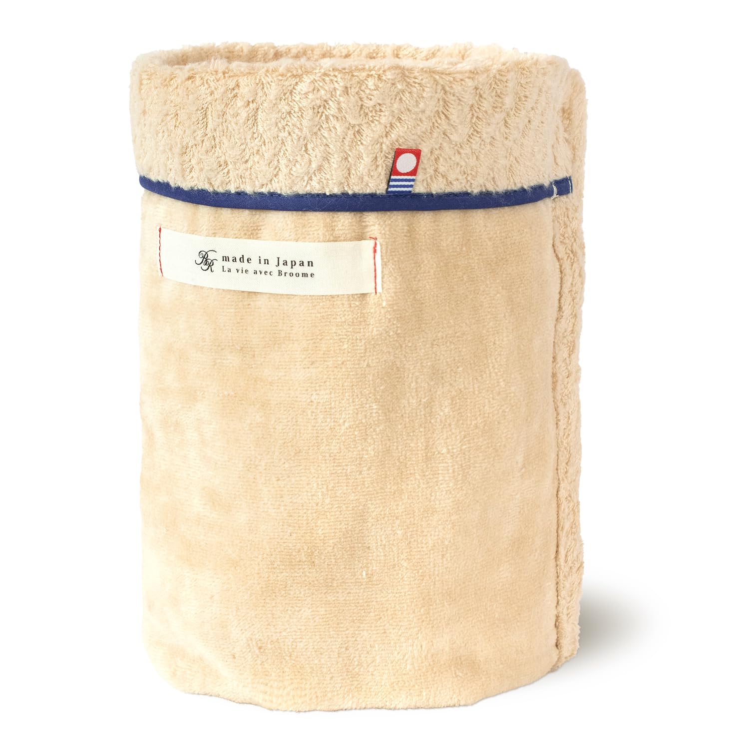 

Bloom Imabari Avenir Lap approximately 98 x 70 Made in Throw Blanket Blanket, cm, Japan, 100% Cotton, Washable, Reversible, Sheepskin-Tone (Beige)