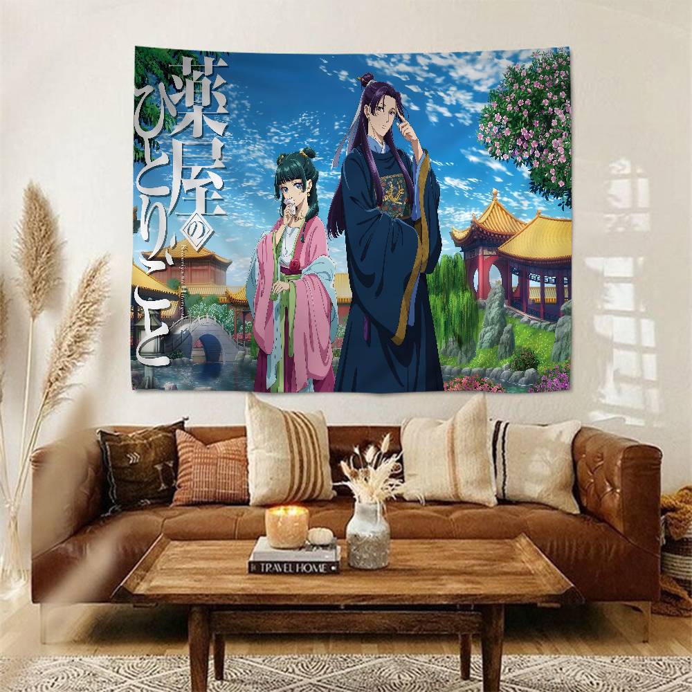 Popular Anime The Apothecary Diaries Hanging Bohemian Tapestry Cheap Hippie Wall Hanging Bohemian Tapestries Hanging Home Decor