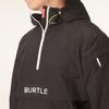 BURTLE Anorak Parka (Unisex) for Fall/Winter, Limited Black, 4054, 35L, Large