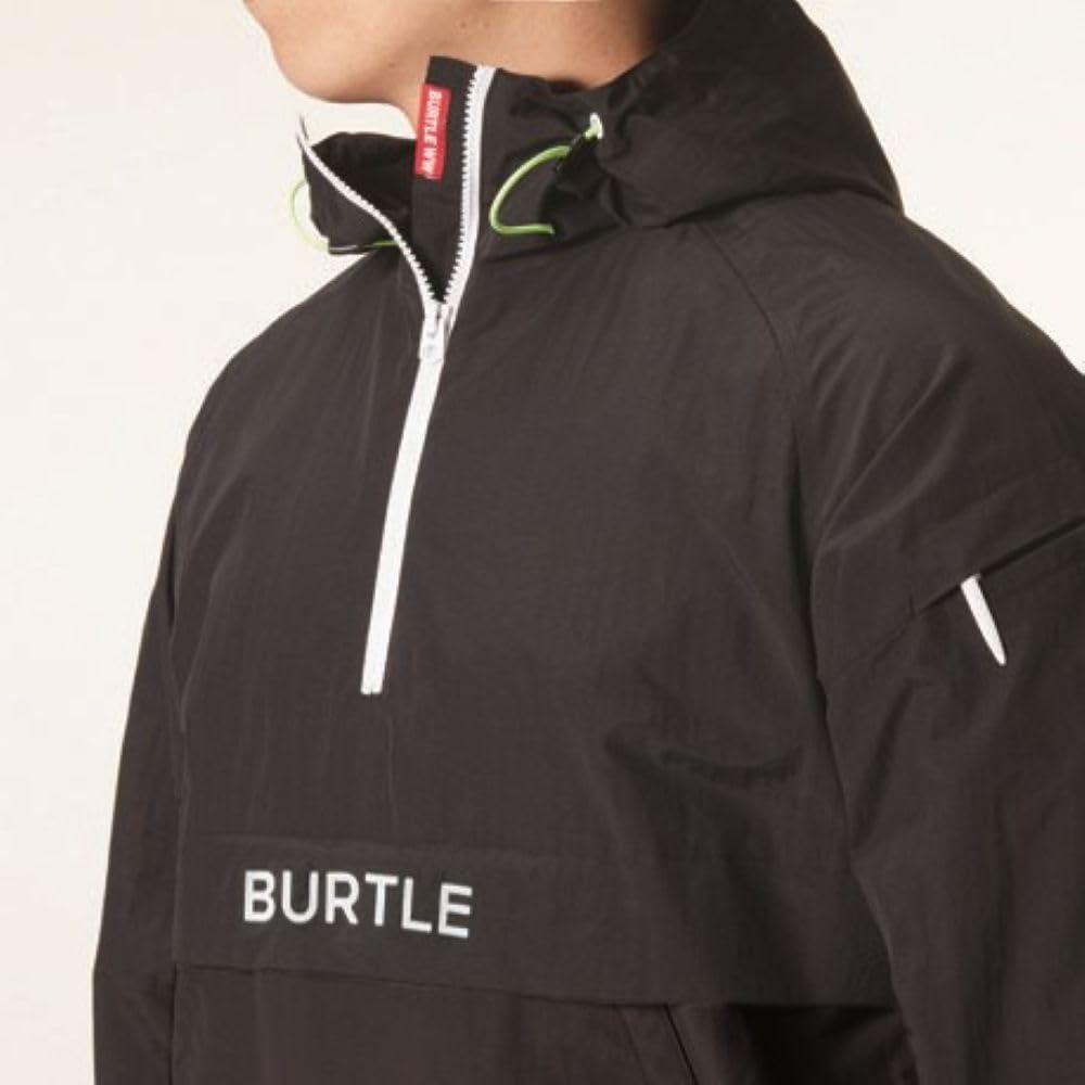 BURTLE Anorak Parka (Unisex) for Fall/Winter, Limited Black, 4054, 35L, Large