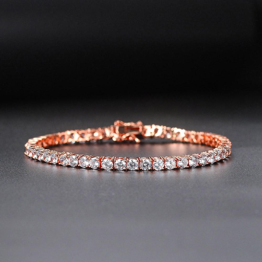 3/4/5/6MM Zirkonia Tennisarmband für Herren Luxus Kristall Iced Out Einzigartige Schnalle Tenniskette für Damen Punk Rock Schmuck OHH118