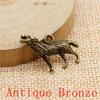 Tiger Lion Wolf Fox Charms Pendant For Bracelet Necklace Jewelry Making Craft Findings