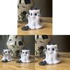 Geisterkatze Mini Halloween Tischfigur Aus Ecopvc Material Für Geschenk Und Dekoration