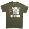 Single Taken Gone Fishing Tackle Rod Line T-Shirt