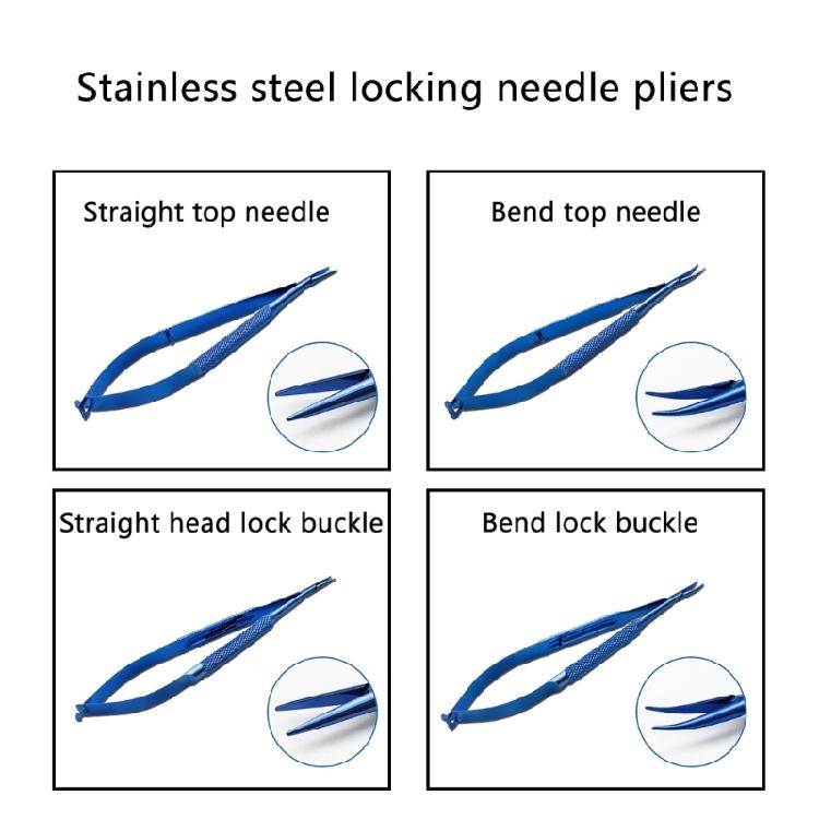 Stainless Steel Needle Holder Ligature Separators Placer Curved Tip Straight Tip for Sewing Cosmetic Surgical
