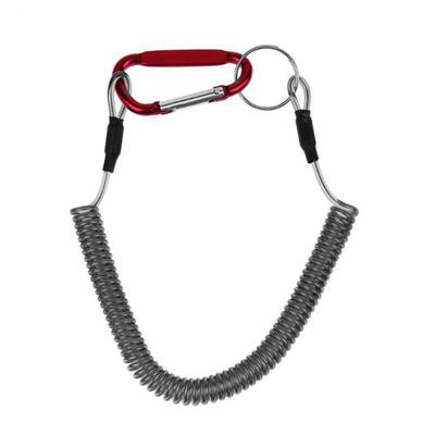 Herramientas de Pesca Elásticas Cuerda Elástica de Resorte Cordones de Pesca Cordón Espiral Enrollado Cuerda de Seguridad