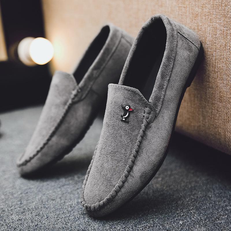 Chlapecké britské trendy boty Léto Společenské boty Černé mokasíny Pánská osobnost Pánská ležérní obuv