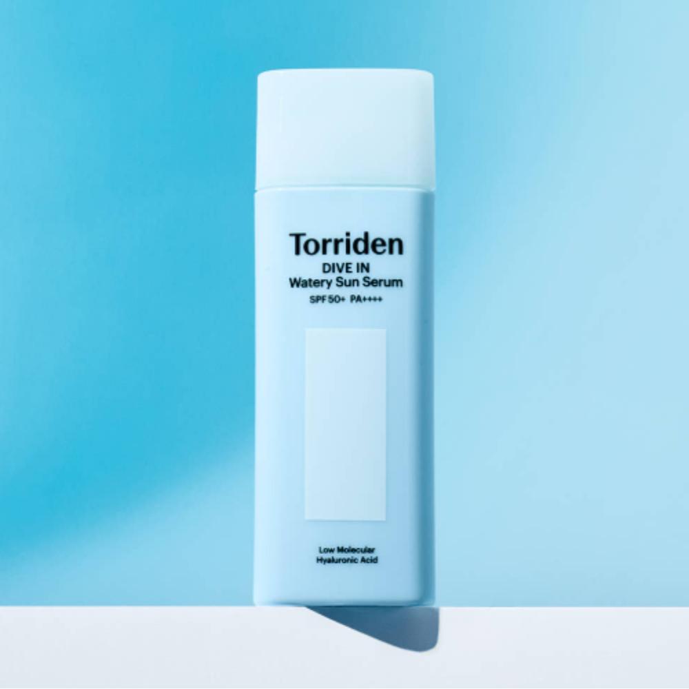 Солнечная сыворотка Torriden Dive-In Watery Fit 50 мл – Легкий увлажняющий солнцезащитный крем SPF 50+ PA++++