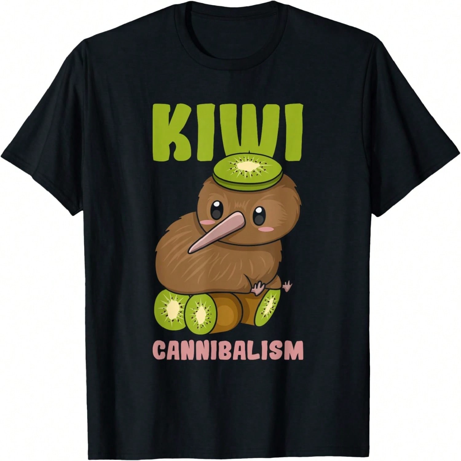 Kiwi Bird And Fruit Joke New Zealand Kiwi T-Shirt S разноцветный
