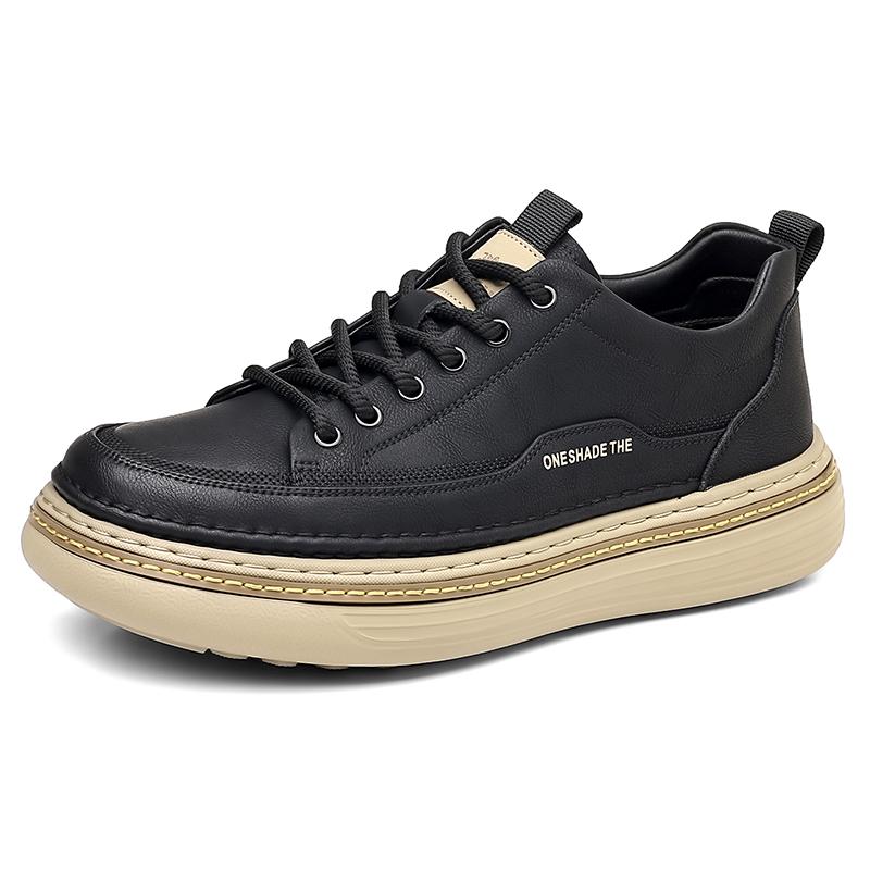 Stylish Leather Men's Oxfords Shoes Handmade Male Casual Shoes Leisure Sneakers All-match Outdoor Walking Shoes Treking Footwear