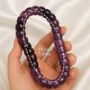 Lucky Bodhi Beaded Bracelets Purple Grape Color Healing Bodhi Bracelet Creative Gift Bangle