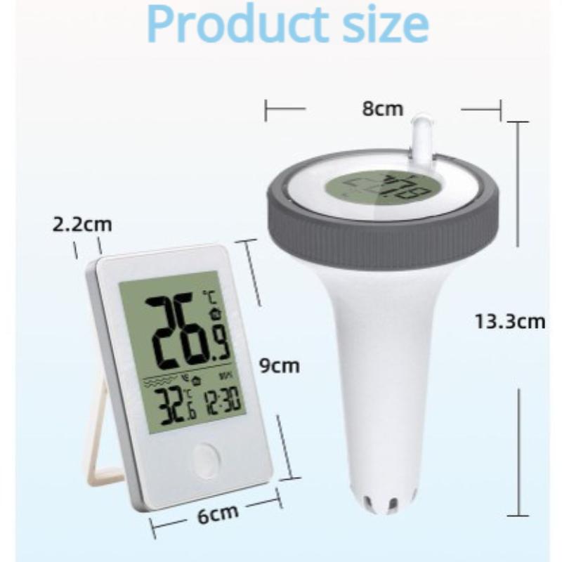 Letni Termometr do Basenu Termometr do Wanny Basenowej Wodny Termometr Bezprzewodowy Pływający Termometr do Akwarium Stawu Rybnego Ryba