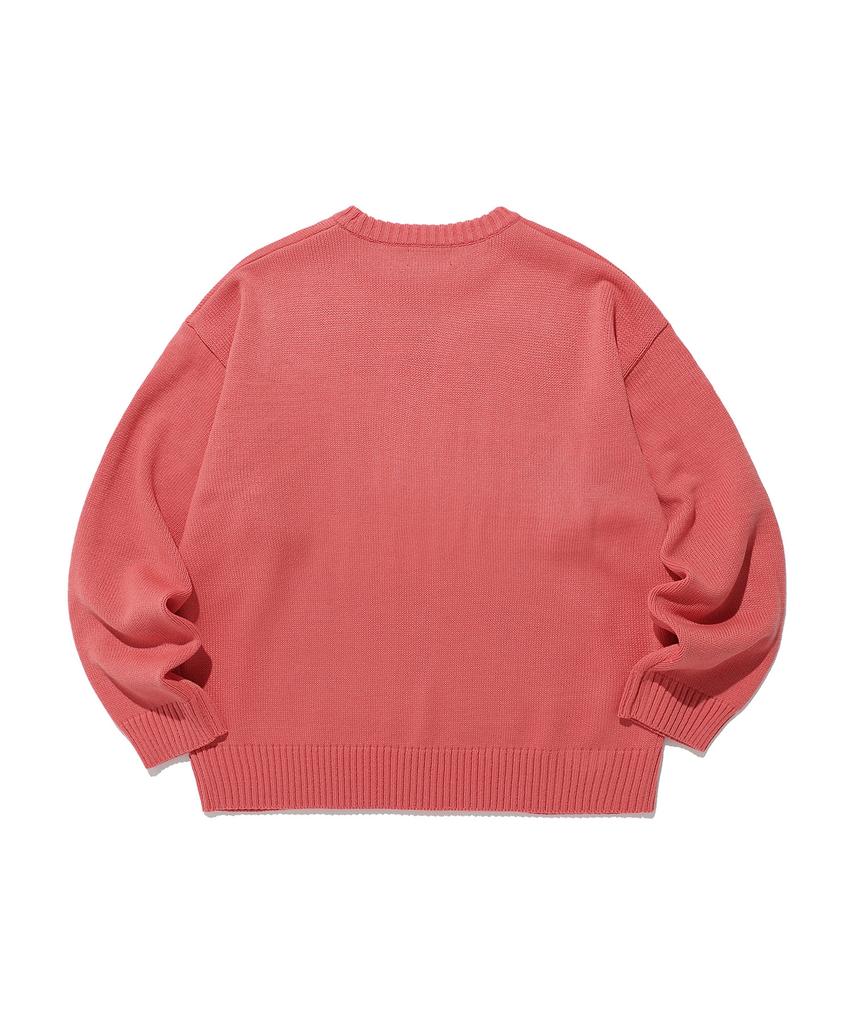 NICEGHOSTCLUB Monster Teeth Logo Knit_Pink(Ng2Esuk600A)