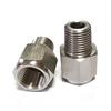 1pc Oil Pressure Gauge Adapter 1/8" NPT Male To M10x1.0 Female Stainless Steel Oil Pressure Sensor Adapter Replacement