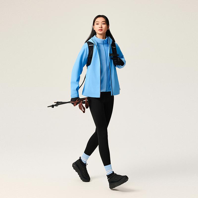 Anta Outdoor Series Water Shell 3.0 Earth Shell Three-In-One Hiking Jacket Casual Versatile Daily Waterproof Jacket Women jackets 962546609-1