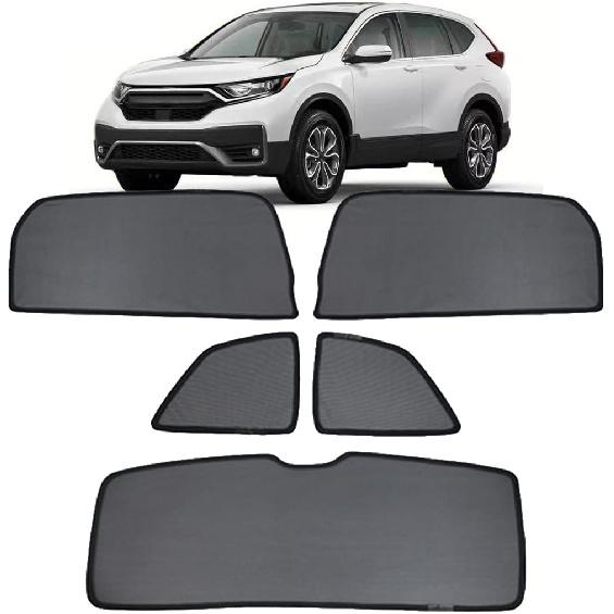 Car Window Shade for Kids Side Window Sun Shade for CRV MK5 2016-2022 Magnetic Curtain Sun UV Protection Covers for Baby Sleeping Auto