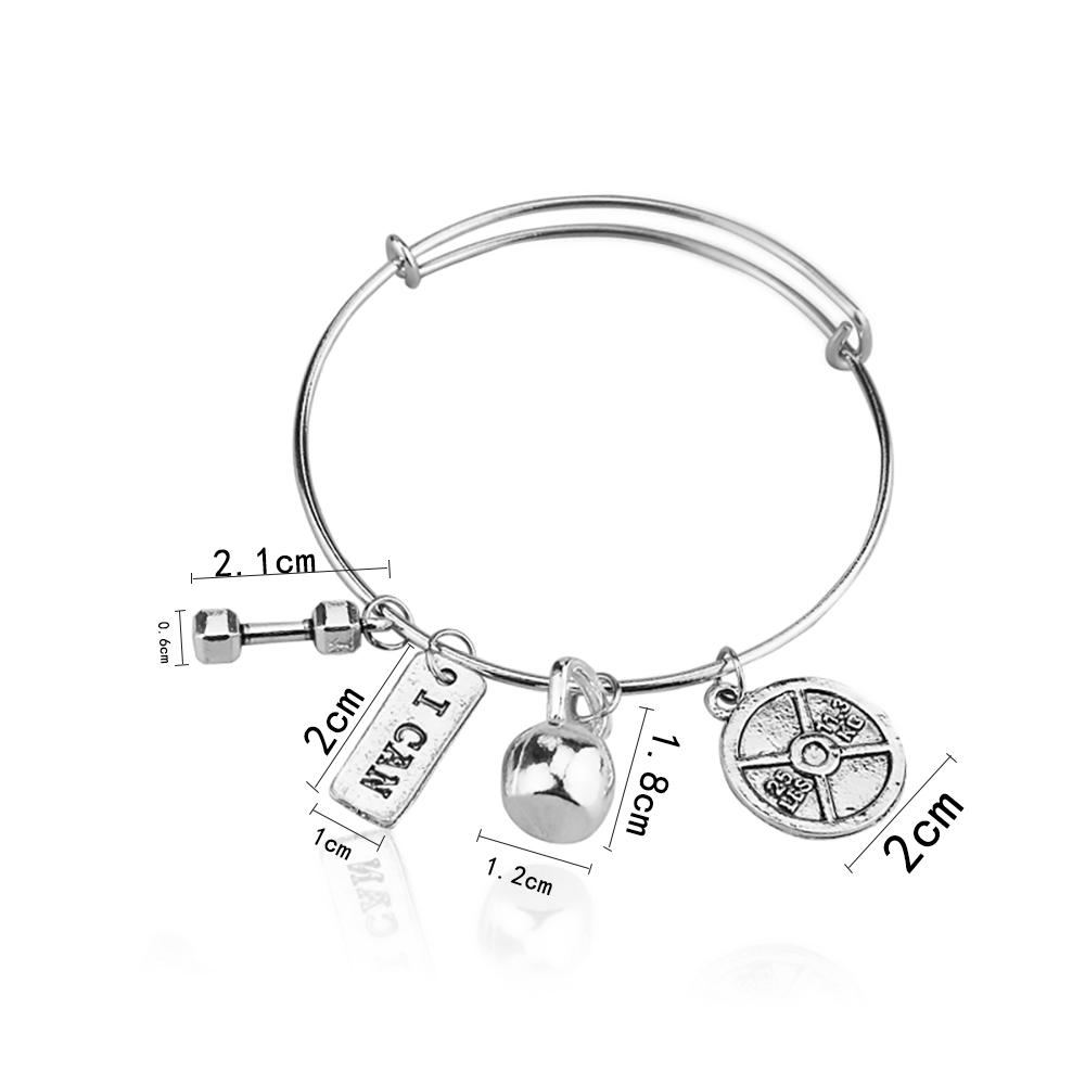 Posilovací talíř Činka Přívěsek na činku Pánské Náhrdelník do posilovny Vzpírání Kulturistika Cvičení Šperky Doplňky Dárek