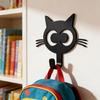 Set Of 2 Playful Cats Wall Hooks Easy To Installation Metal Construction Hanger for Coats Bags And Daily Essential