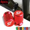 For Ford ST FOCUS 2 3 Mondeo Fiesta Kuga MK2 MK3 MK4 Car Wheel Tire Valve Caps Tyre Stem Covers Airdust Waterproof