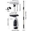 Portable Design Electric Window Cleaner Water Spray Function Powerful Suction Handheld Window Cleaner Cordless Operation