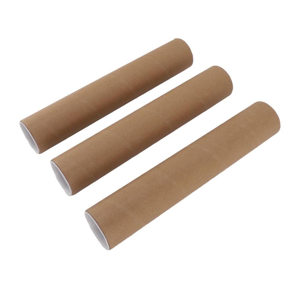 12 Pcs Round Paper Tubes Poster Storage Tubes Multipurpose Mailing Poster Paper Tubes with Plastic Lid