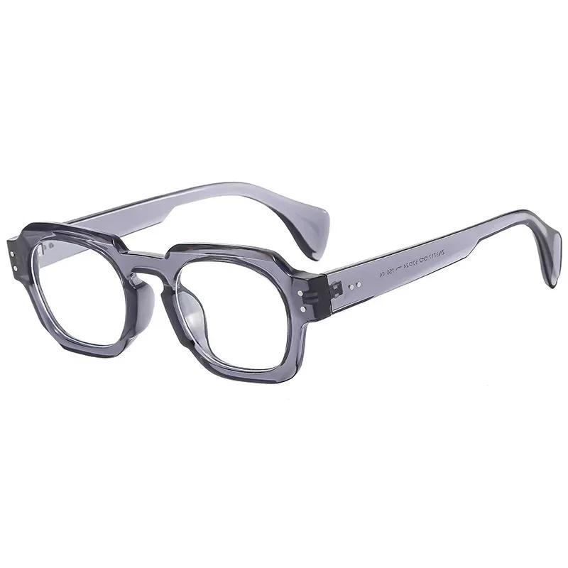 Brand Fashion Retro Square Eyeglasses Frame Male Clear Lens Vintage Glasses Women Men Unisex Outdoor Transparent Lens