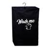 Rotatable Cotton Canvas Laundry Basket - Detachable and Washable Storage Bag