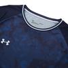 Under Armour Casual Sports Jersey Raglan Crew Neck Breathable Short Sleeve T-Shirt Unisex Tops Navy-Blue 25500513-409