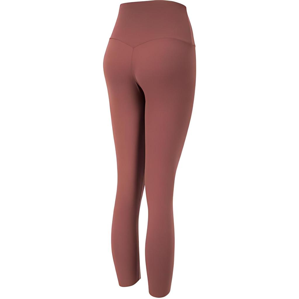 Nike Zenvy AS W NK DF HR Comfortable Soft Skin-Friendly Sports Long Pants Women Bottoms Brown DQ6016-218