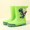 Children's Cartoon Mid-Calf Waterproof Rain Boots - Non-Slip, Thick, and Cute for Boys and Girls